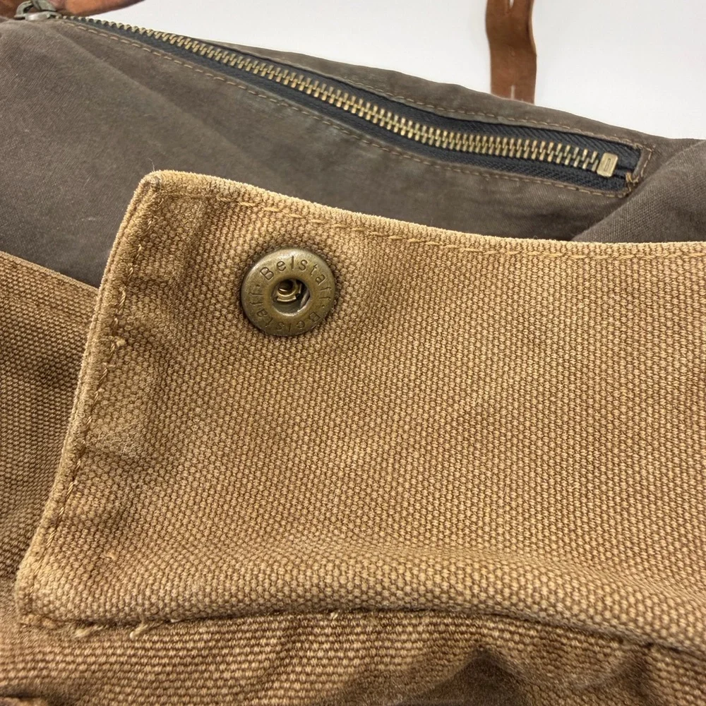 Belstaff 556 Colonial Shoulder Bag in Mountain Brown - Picture 12 of 14